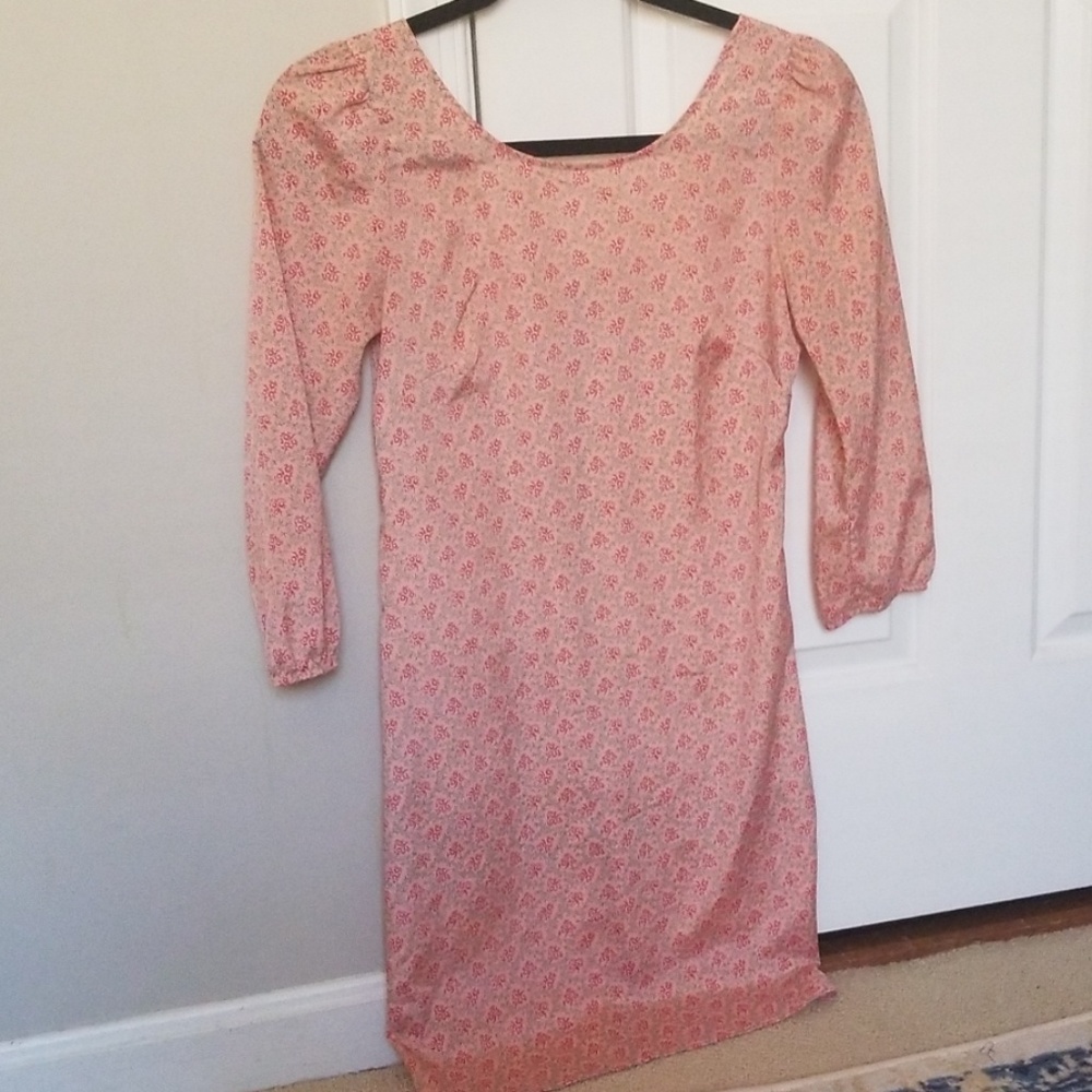 Spring zip back dress